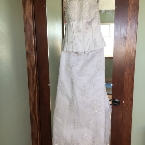 Oleg Cassini two piece gown